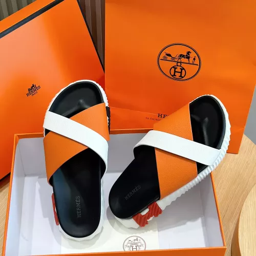 Replica Hermes Slippers For Men #1292029 $68.00 USD for Wholesale