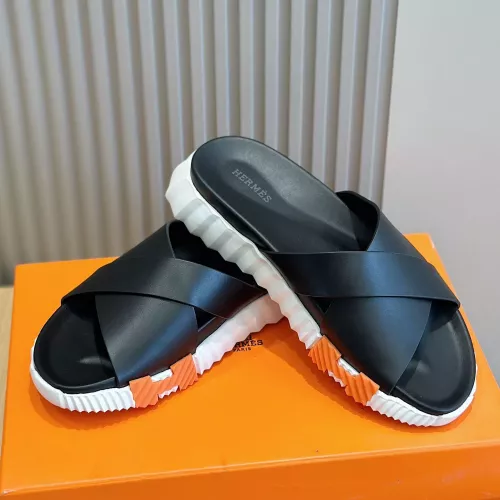 Replica Hermes Slippers For Men #1292046 $68.00 USD for Wholesale