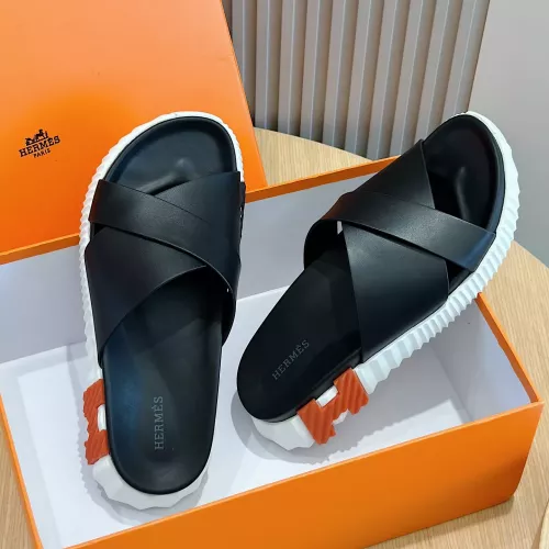 Replica Hermes Slippers For Men #1292050 $68.00 USD for Wholesale