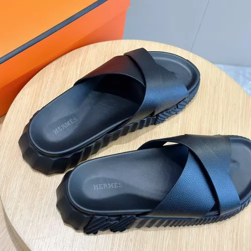 Replica Hermes Slippers For Men #1292057 $68.00 USD for Wholesale