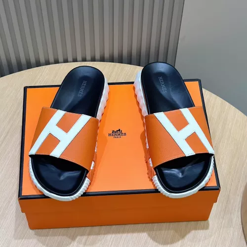 Replica Hermes Slippers For Men #1292062 $68.00 USD for Wholesale