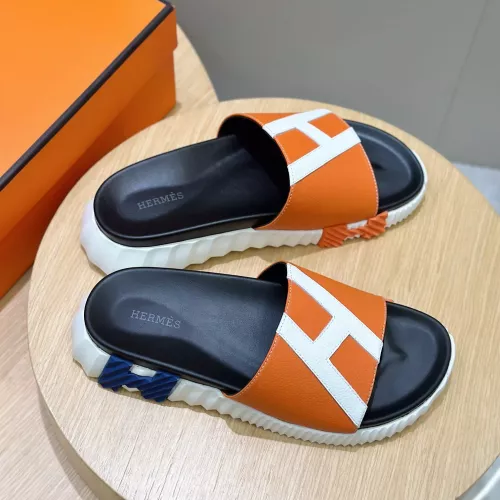 Replica Hermes Slippers For Men #1292062 $68.00 USD for Wholesale