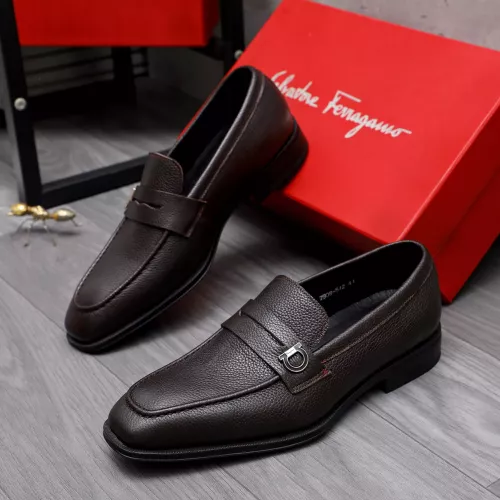 Cheap Salvatore Ferragamo Leather Shoes For Men #1292111, $$82.00 USD On Salvatore Ferragamo Leather Shoes