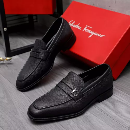 Cheap Salvatore Ferragamo Leather Shoes For Men #1292112, $$82.00 USD On Salvatore Ferragamo Leather Shoes