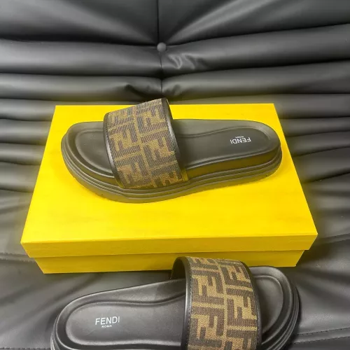 Replica Fendi Slippers For Men #1292116 $68.00 USD for Wholesale