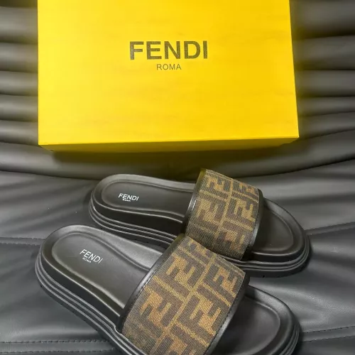 Replica Fendi Slippers For Men #1292116 $68.00 USD for Wholesale