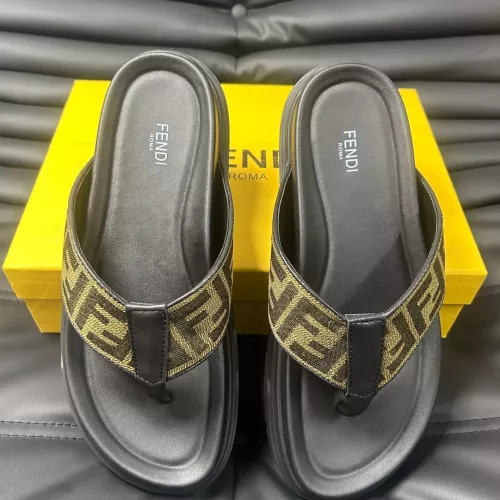 Replica Fendi Slippers For Men #1292120 $68.00 USD for Wholesale