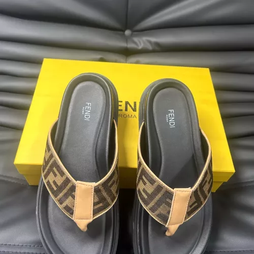 Replica Fendi Slippers For Men #1292123 $68.00 USD for Wholesale