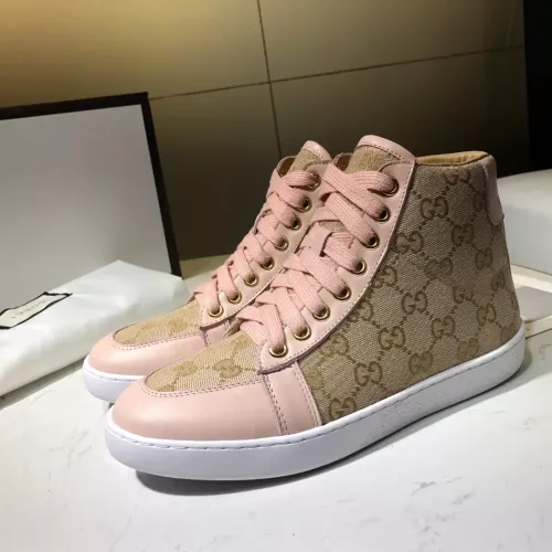 Replica Gucci High Tops Shoes For Women #1292141 $76.00 USD for Wholesale