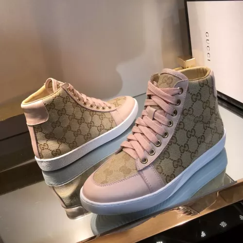 Replica Gucci High Tops Shoes For Women #1292141 $76.00 USD for Wholesale