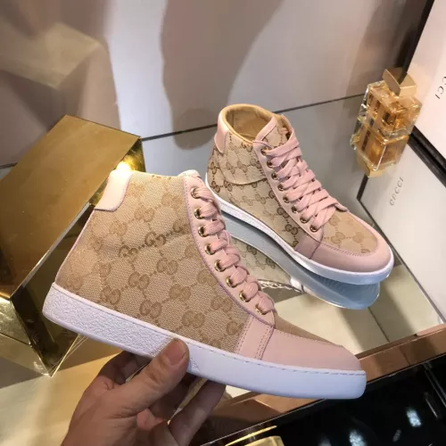 Replica Gucci High Tops Shoes For Women #1292141 $76.00 USD for Wholesale