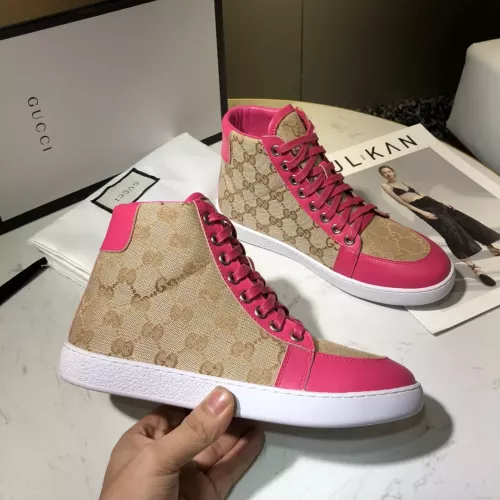 Replica Gucci High Tops Shoes For Women #1292142 $76.00 USD for Wholesale