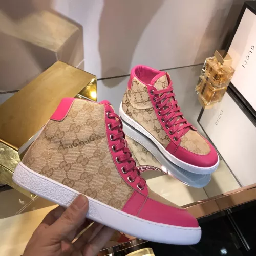 Replica Gucci High Tops Shoes For Women #1292142 $76.00 USD for Wholesale