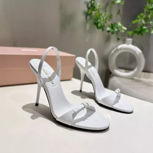 Replica MIU MIU Sandal For Women #1292312 $85.00 USD for Wholesale