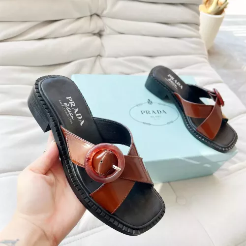 Replica Prada Slippers For Women #1292452 $96.00 USD for Wholesale