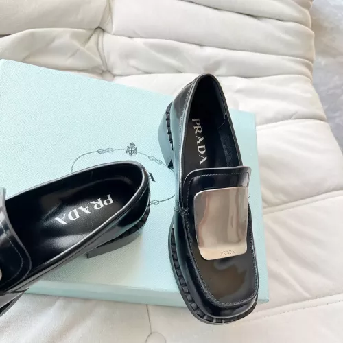 Replica Prada Leather Shoes For Women #1292482 $102.00 USD for Wholesale