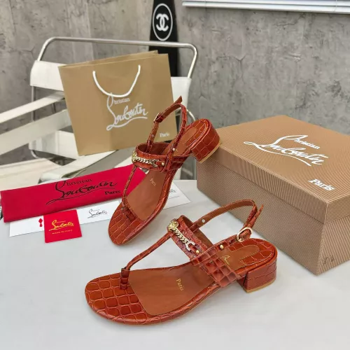 Replica Christian Louboutin Sandal For Women #1292492 $96.00 USD for Wholesale