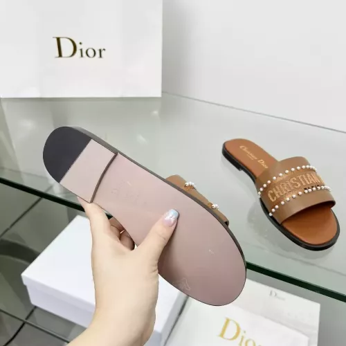 Replica Christian Dior Slippers For Women #1292541 $82.00 USD for Wholesale