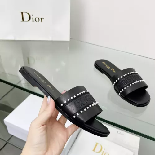 Replica Christian Dior Slippers For Women #1292543 $82.00 USD for Wholesale