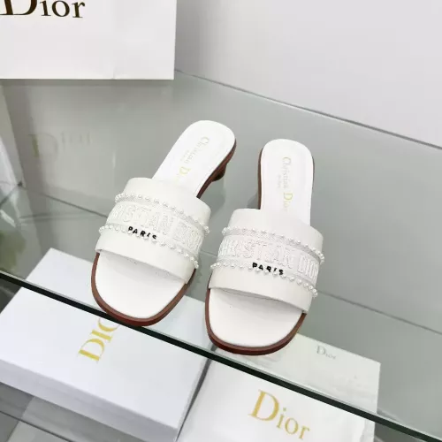 Replica Christian Dior Slippers For Women #1292544 $88.00 USD for Wholesale