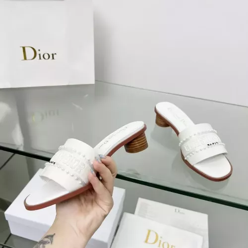 Replica Christian Dior Slippers For Women #1292544 $88.00 USD for Wholesale