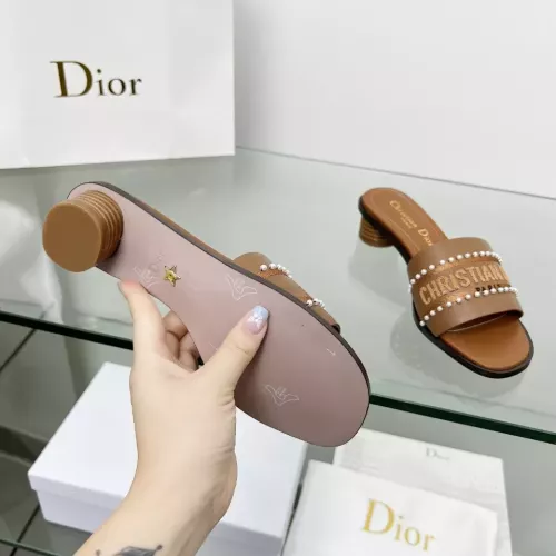 Replica Christian Dior Slippers For Women #1292545 $88.00 USD for Wholesale