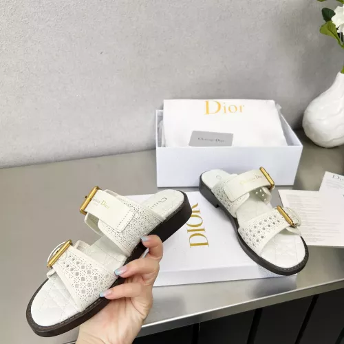 Replica Christian Dior Slippers For Women #1292547 $82.00 USD for Wholesale