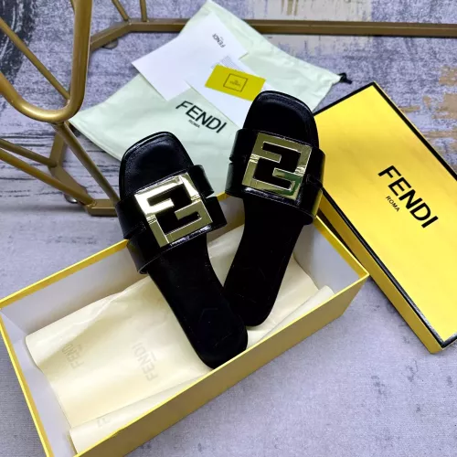 Replica Fendi Slippers For Women #1292552 $85.00 USD for Wholesale