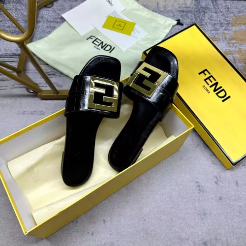 Replica Fendi Slippers For Women #1292552 $85.00 USD for Wholesale