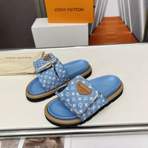 Replica Louis Vuitton Slippers For Women #1292557 $80.00 USD for Wholesale