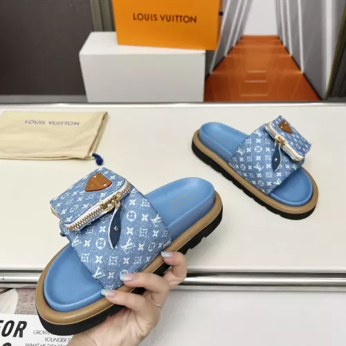 Replica Louis Vuitton Slippers For Women #1292557 $80.00 USD for Wholesale