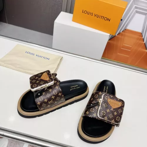 Replica Louis Vuitton Slippers For Women #1292558 $80.00 USD for Wholesale