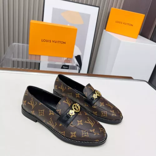 Replica Louis Vuitton LV Oxfords Shoes For Women #1292563 $92.00 USD for Wholesale