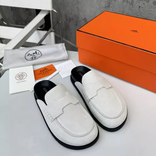 Replica Hermes Slippers For Men #1292594 $82.00 USD for Wholesale