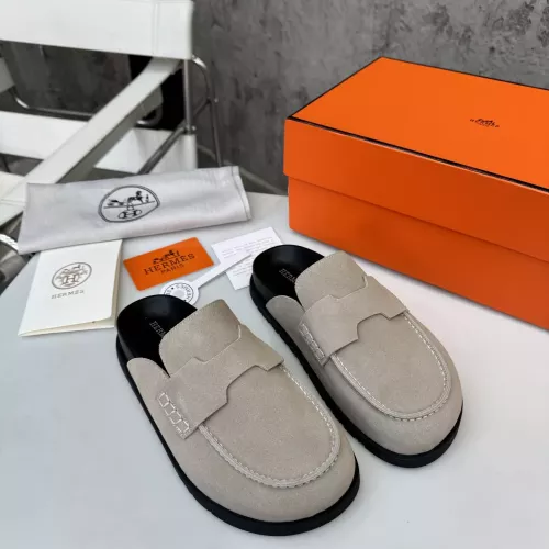 Replica Hermes Slippers For Women #1292597 $82.00 USD for Wholesale