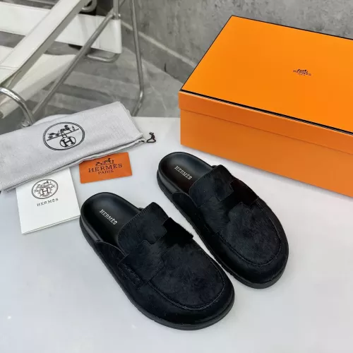 Replica Hermes Slippers For Men #1292610 $85.00 USD for Wholesale