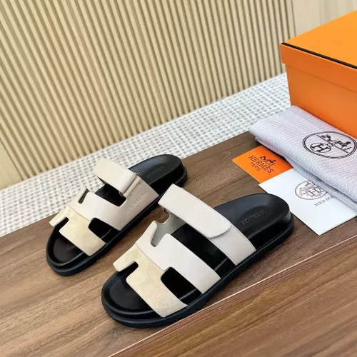 Replica Hermes Slippers For Men #1292616 $80.00 USD for Wholesale