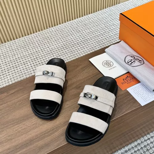 Replica Hermes Slippers For Women #1292621 $82.00 USD for Wholesale