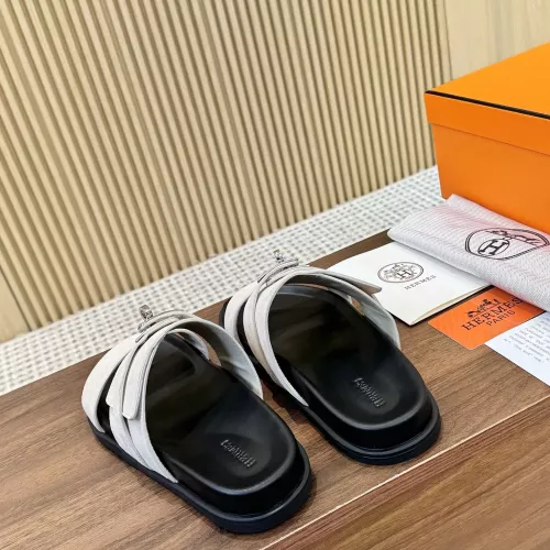 Replica Hermes Slippers For Men #1292622 $82.00 USD for Wholesale