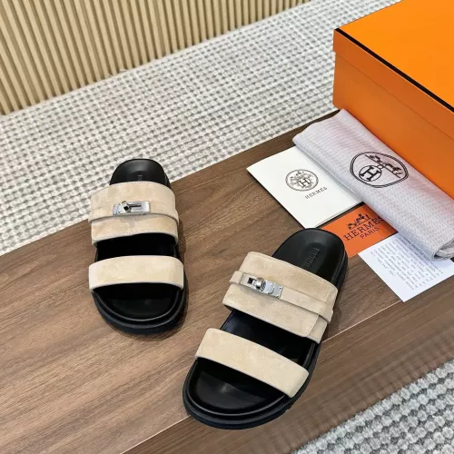 Replica Hermes Slippers For Women #1292623 $82.00 USD for Wholesale