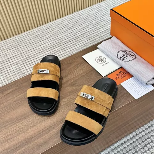 Replica Hermes Slippers For Women #1292625 $82.00 USD for Wholesale