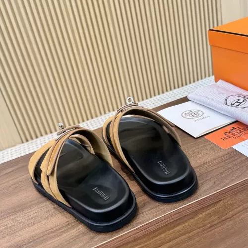 Replica Hermes Slippers For Women #1292625 $82.00 USD for Wholesale