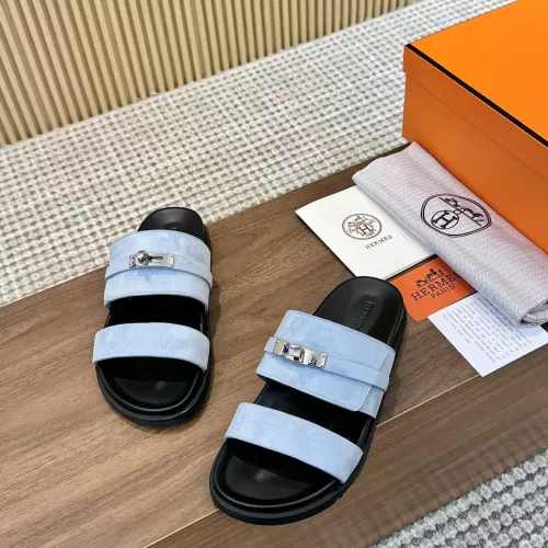 Replica Hermes Slippers For Women #1292627 $82.00 USD for Wholesale