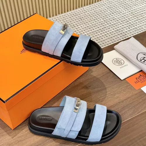 Replica Hermes Slippers For Women #1292627 $82.00 USD for Wholesale