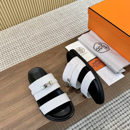 Replica Hermes Slippers For Women #1292631 $82.00 USD for Wholesale