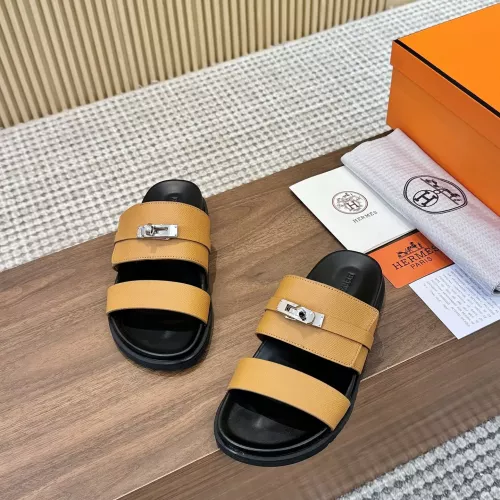 Replica Hermes Slippers For Women #1292633 $82.00 USD for Wholesale