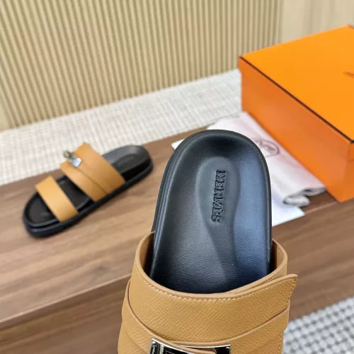 Replica Hermes Slippers For Men #1292634 $82.00 USD for Wholesale