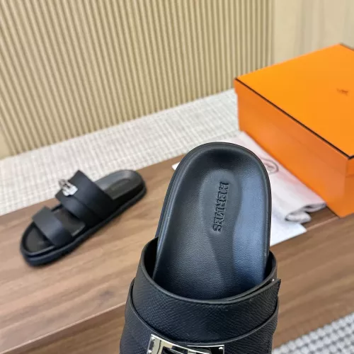 Replica Hermes Slippers For Men #1292636 $82.00 USD for Wholesale