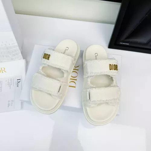 Replica Christian Dior Slippers For Women #1292642 $96.00 USD for Wholesale