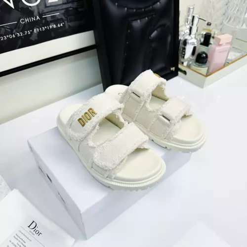 Replica Christian Dior Slippers For Women #1292642 $96.00 USD for Wholesale